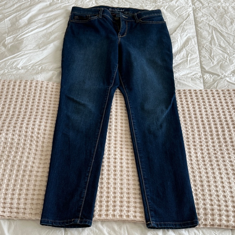 Gloria Vanderbilt All Around Slimming Dark Blue Women's Jeans size 8